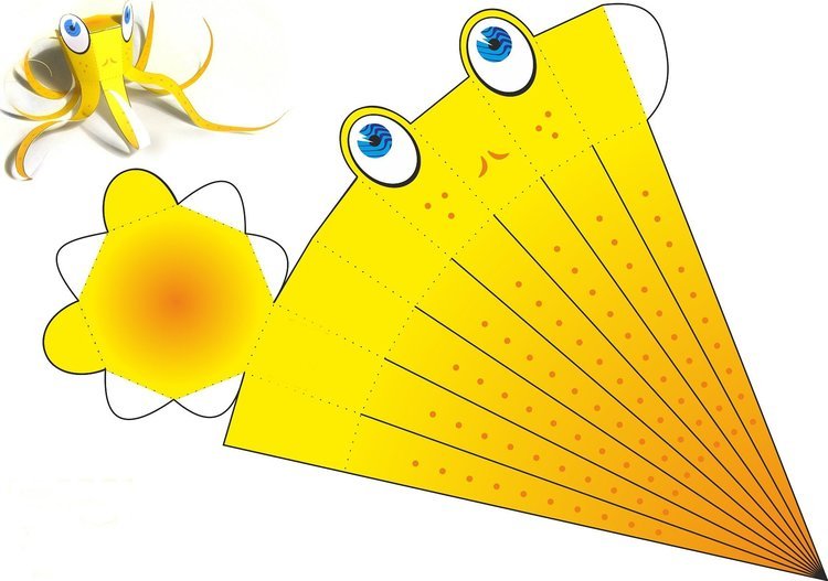 Blekksprut som utfolder seg