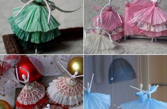 Bambole ballerina di tovagliolo