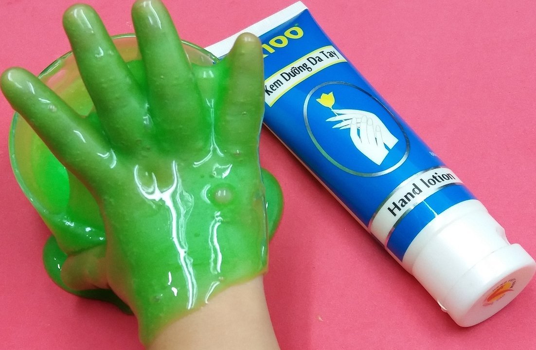 สไลม์จากครีมทามือ