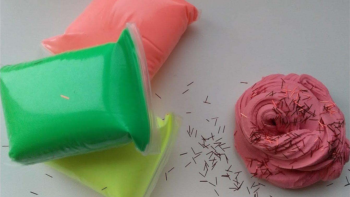 Slime fra luftig plastelina er veldig enkelt å lage