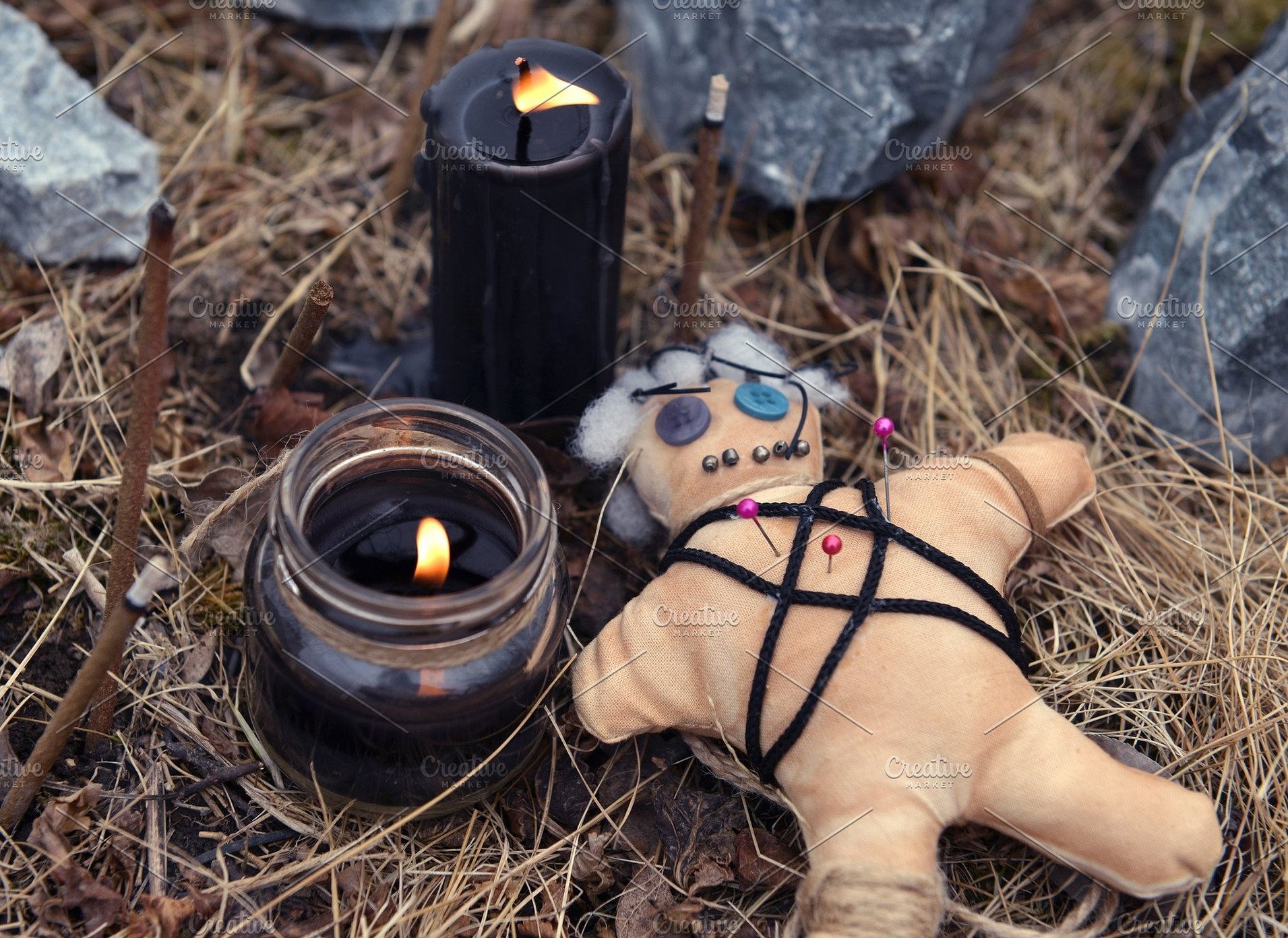 Det er bedre å gjennomføre ritualer i naturen, der det er kontakt med elementenes energi.