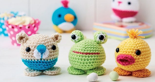 Runde amigurumi-leker