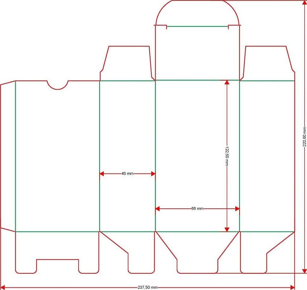 Diagrammet over en enkel kube er forståelig selv for små barn.