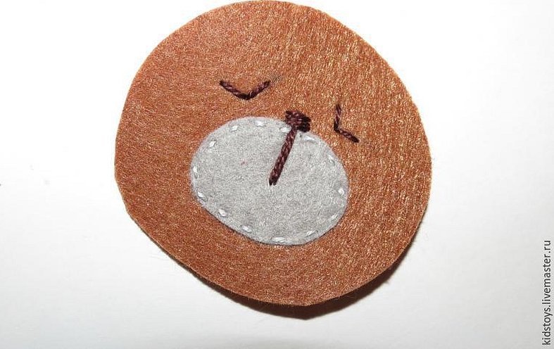Brodert bjørneansikt