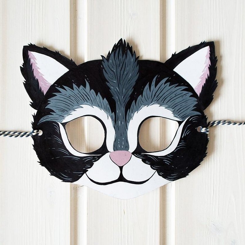 Papirkattmaske