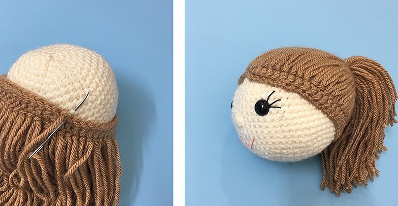 Amigurumi-hår