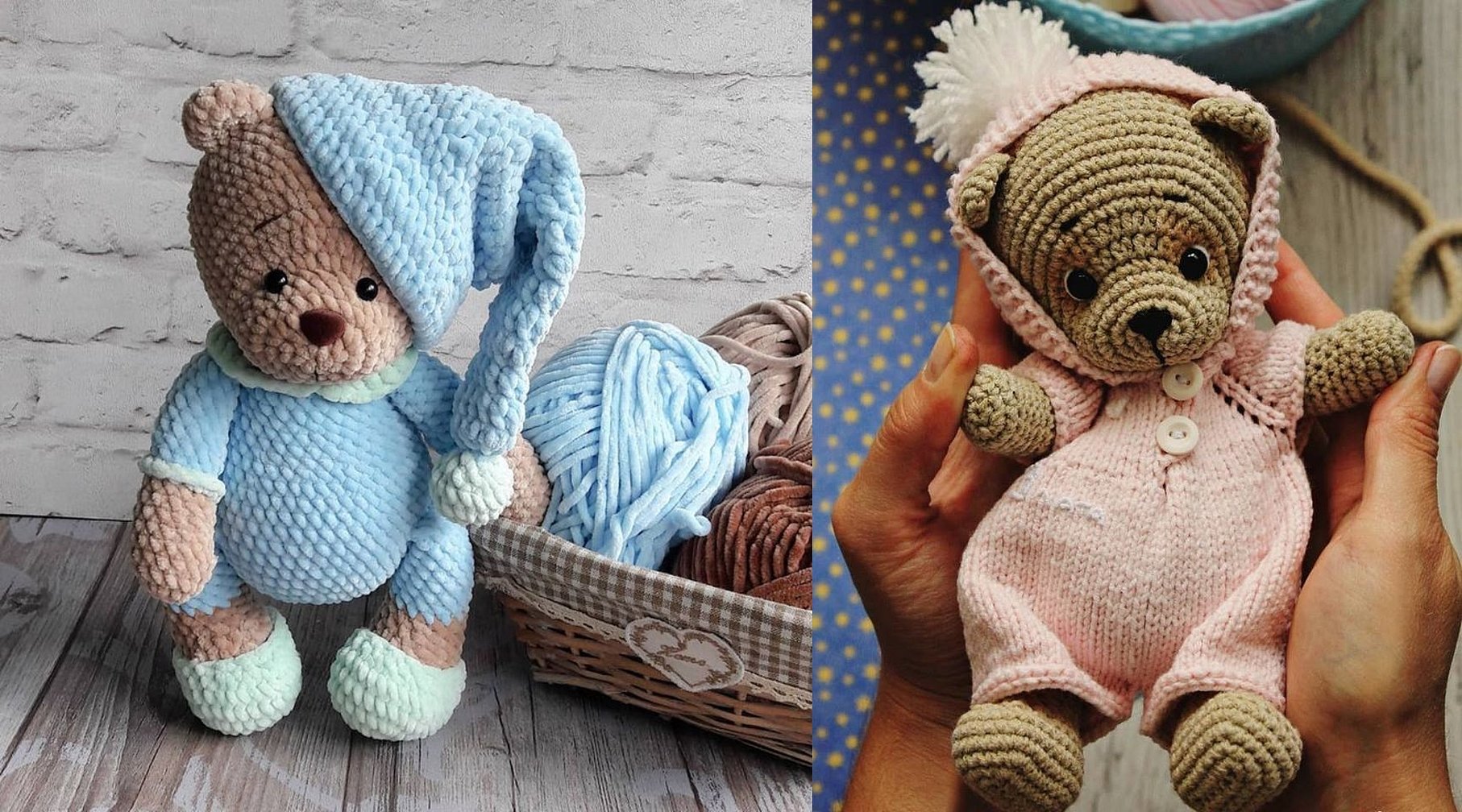 Teddybjørn i hatt