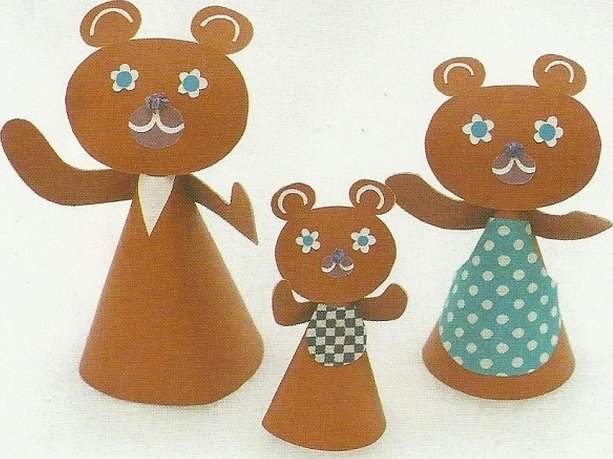 Familie på 3 bjørner