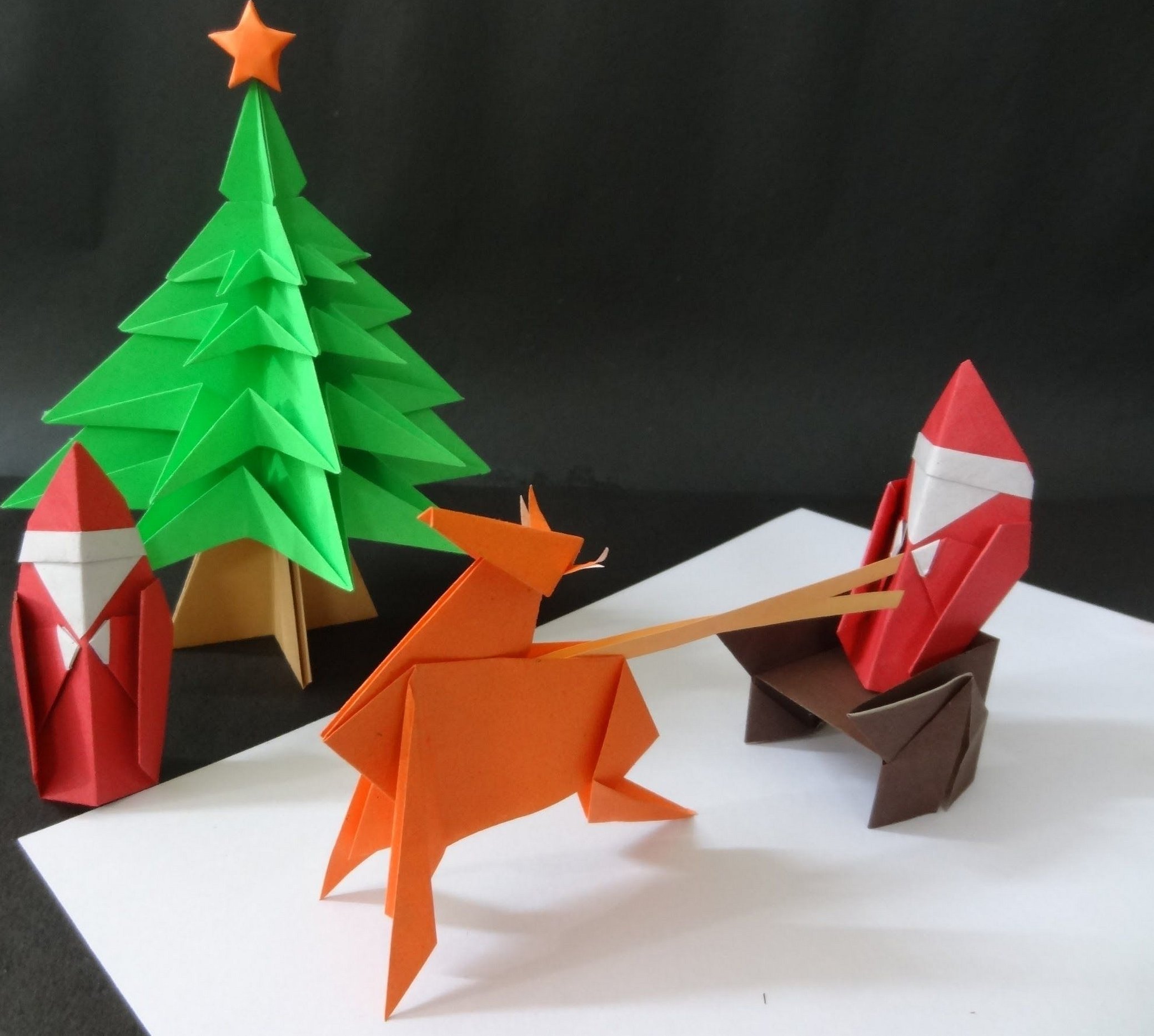 Nyttårsleker origami
