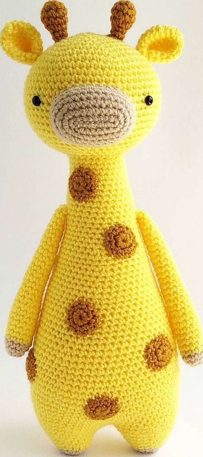Sjiraff-amigurumi