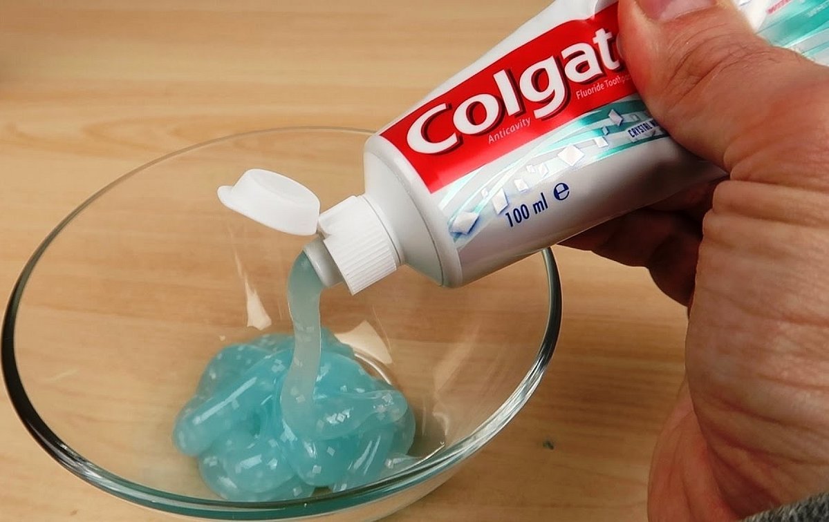 Unngå å tilsette for mye tannkrem i produktet.