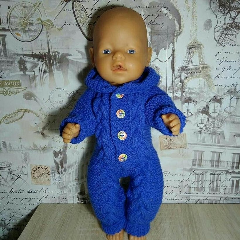 Jumpsuit til en dukke