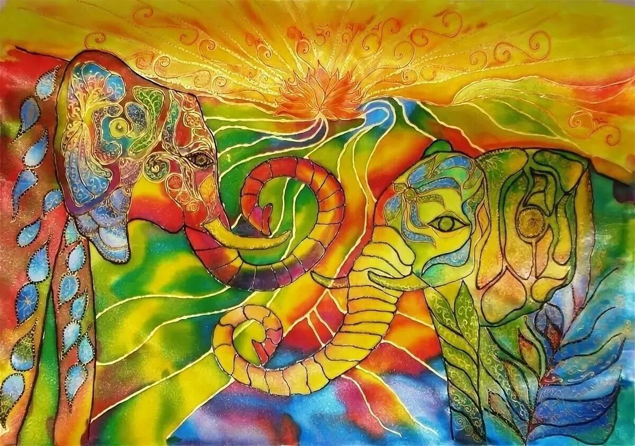 Vanning - batikk