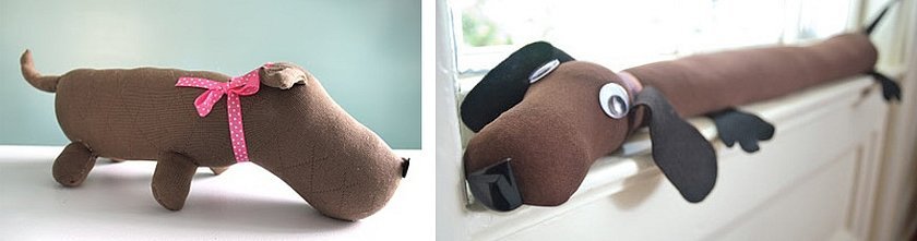 Et av alternativene for en ferdiglaget dachshund