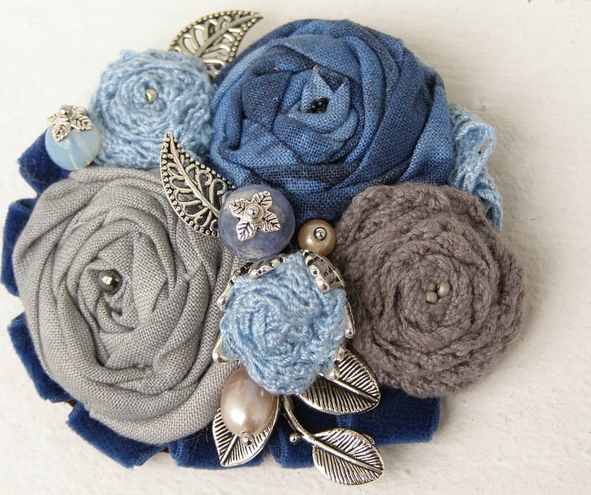 Uvanlig denimblomst