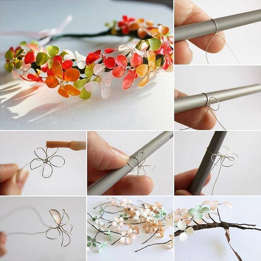 Lage miniatyrblomsterstander