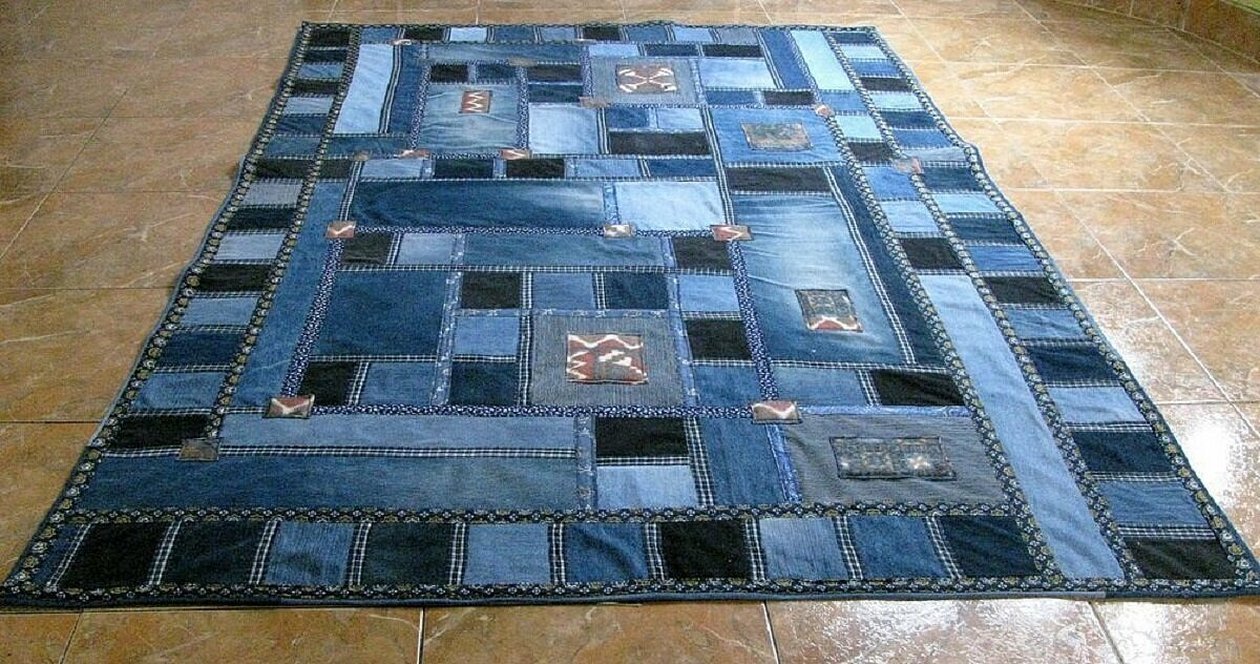DIY-denimteppe