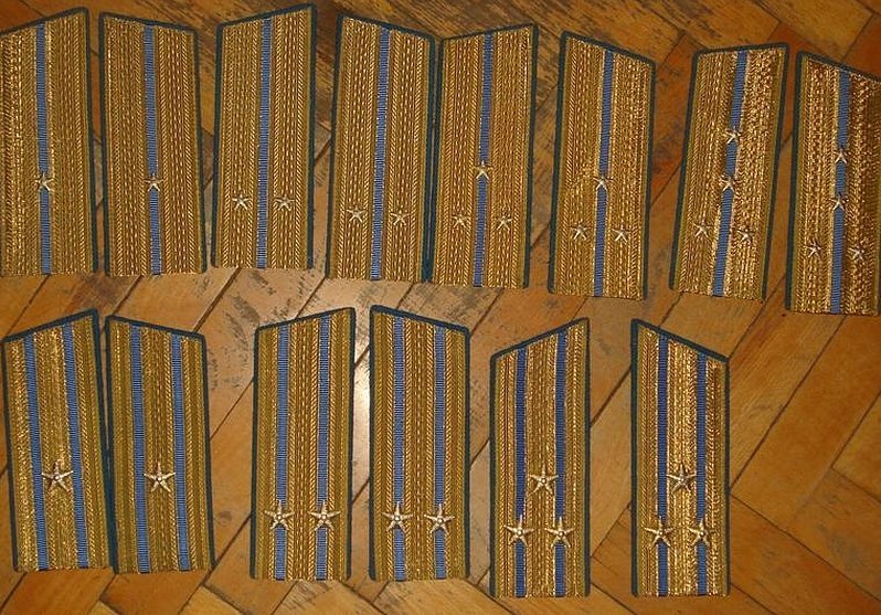 Seremonielle skulderstropper fra USSR Air Force