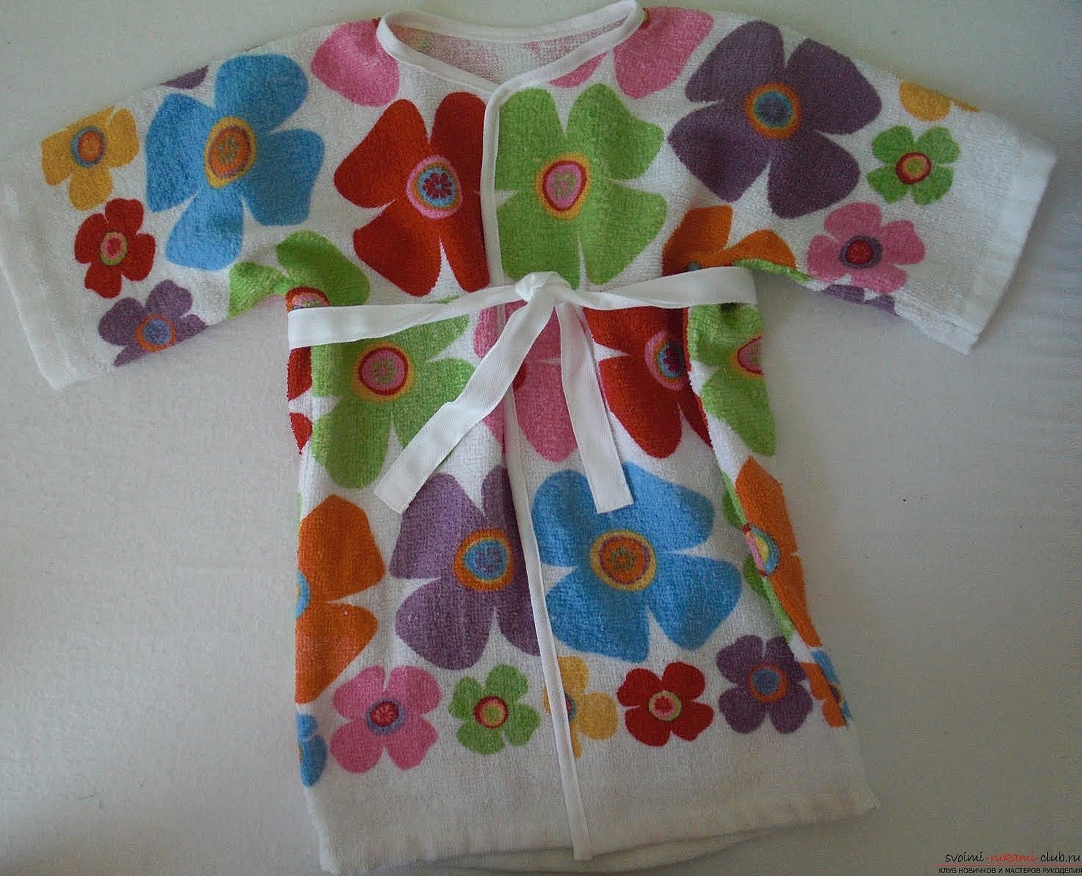 Babykåpe fra et håndkle
