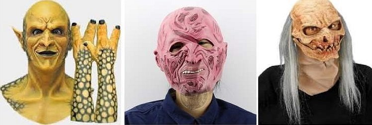 Realistiske Halloween-masker