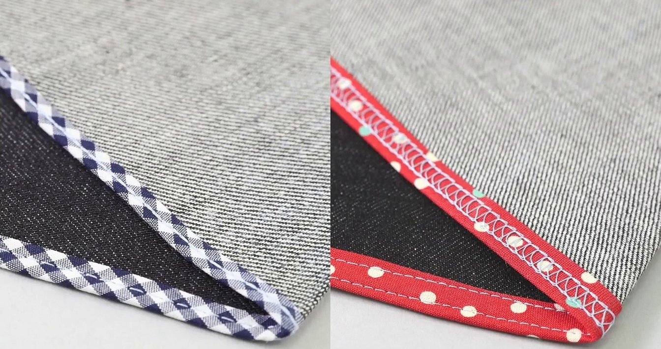 Kanting av denimstoff