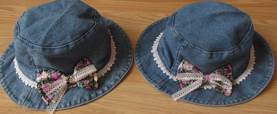 Denim Panamahatt til våren