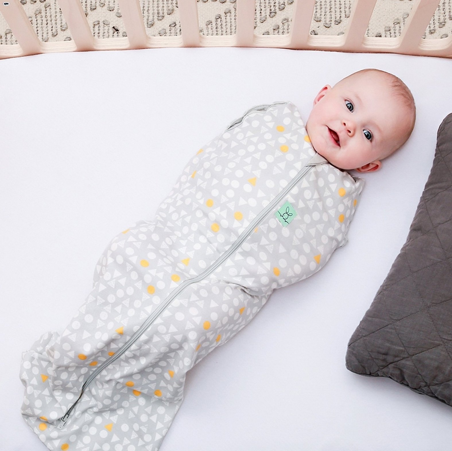 Baby i en vårbleie