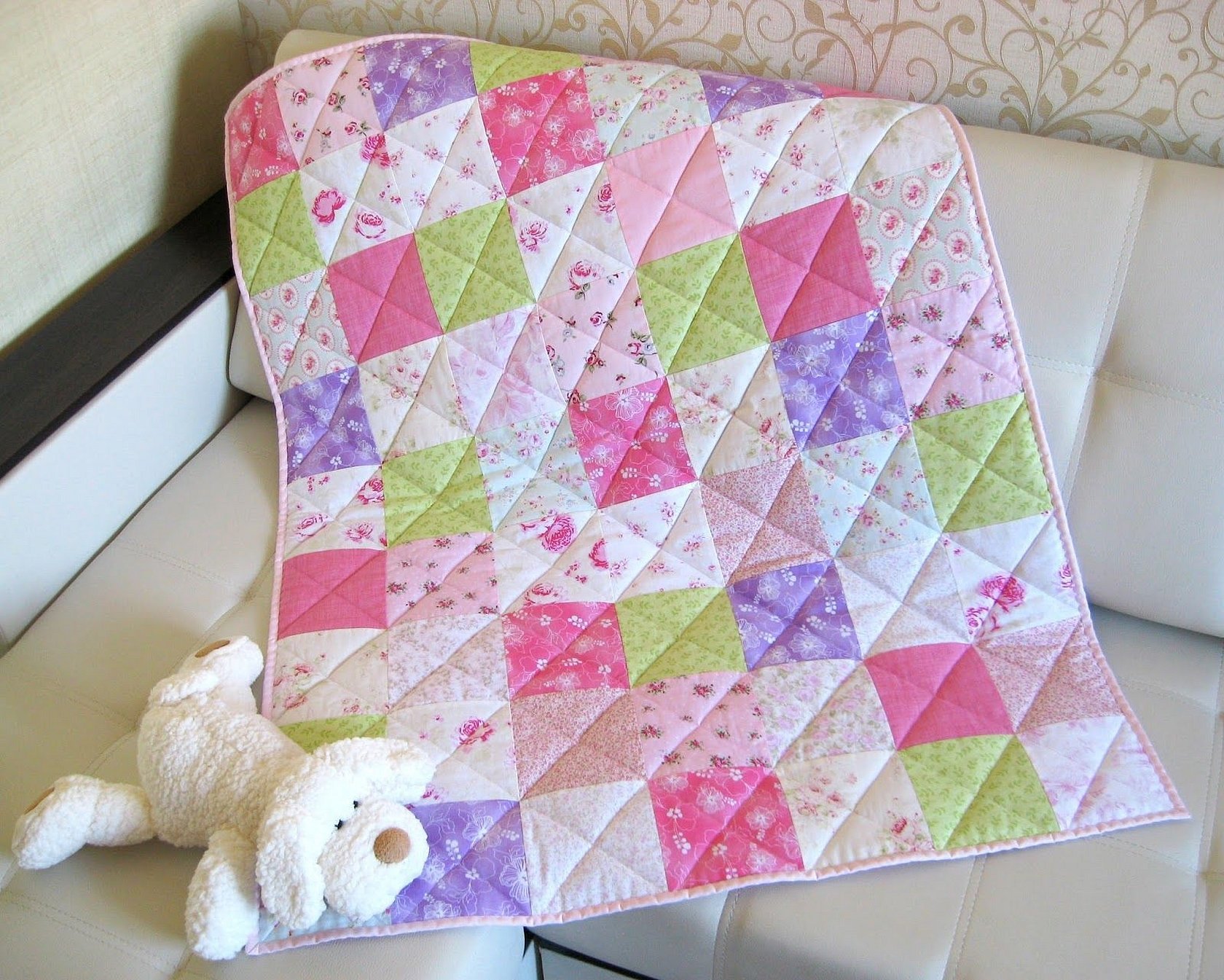 DIY lappeteppe til babyen