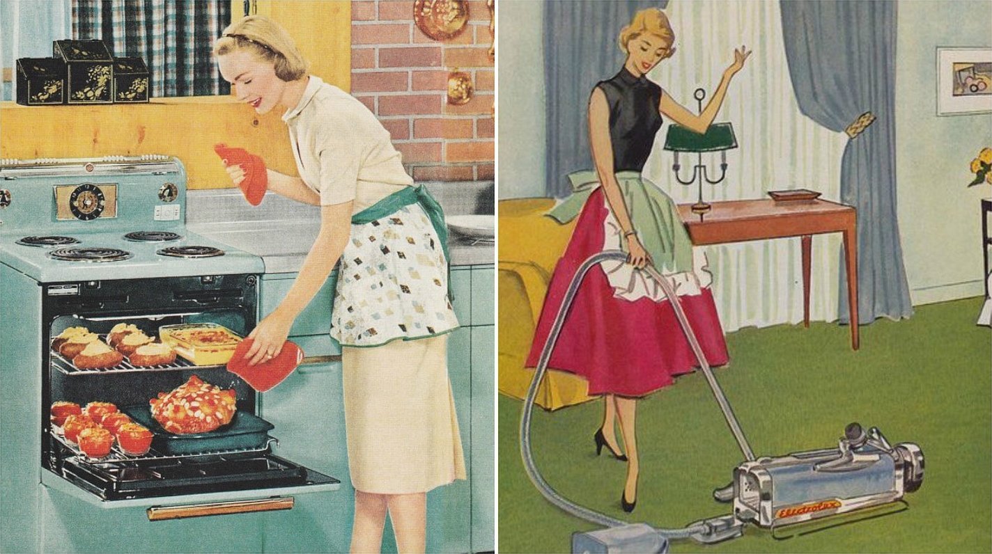 Plakat fra et amerikansk magasin fra 50-tallet