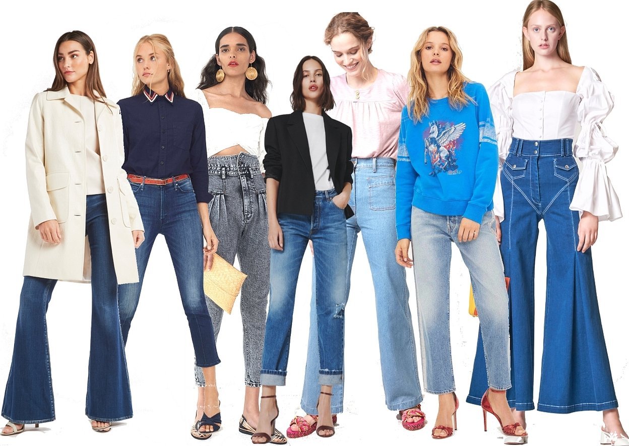 Denimstoff er veldig populært