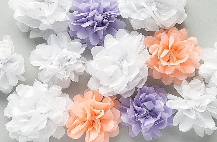 Organza-roser