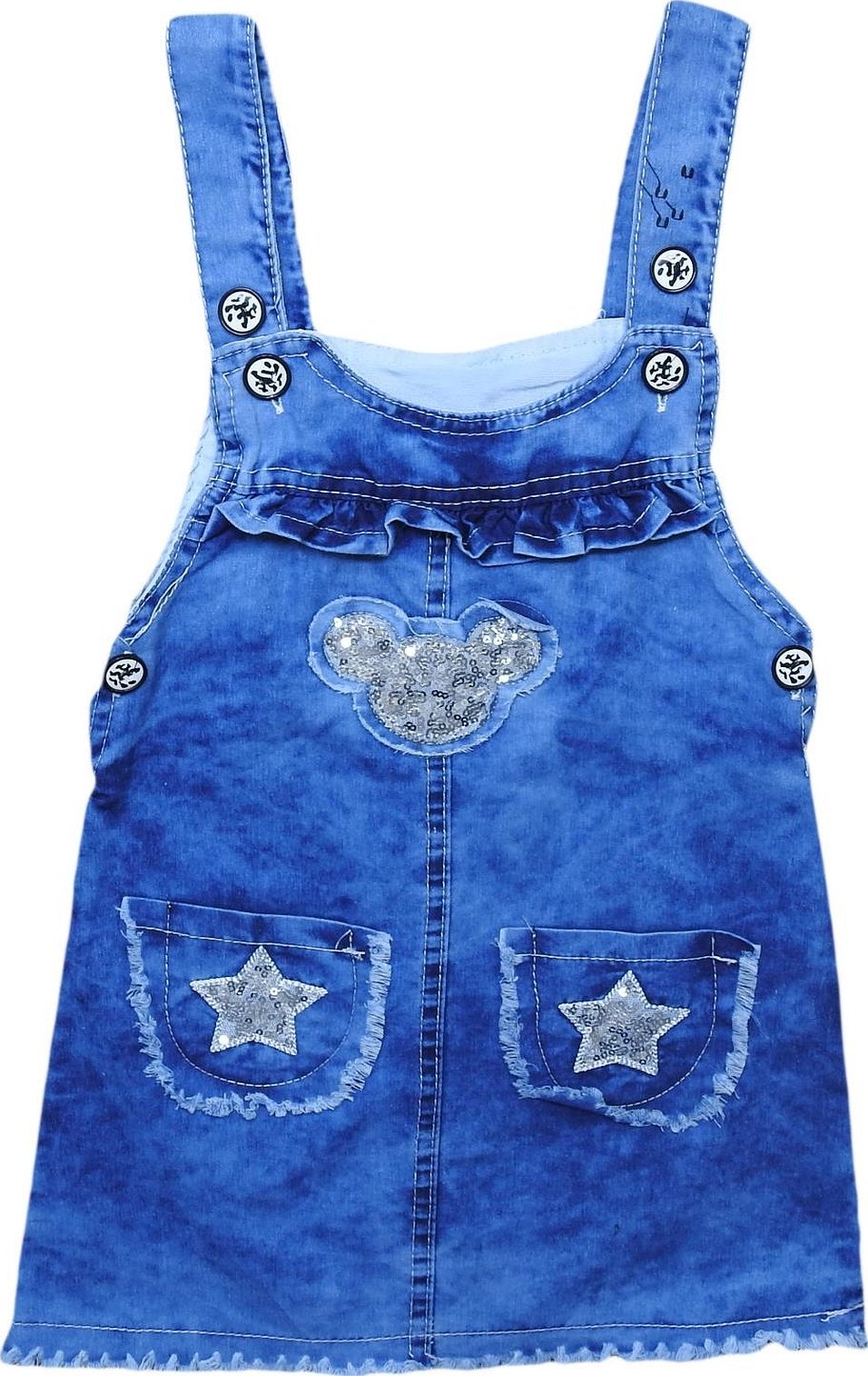 Denimkjole med stropper