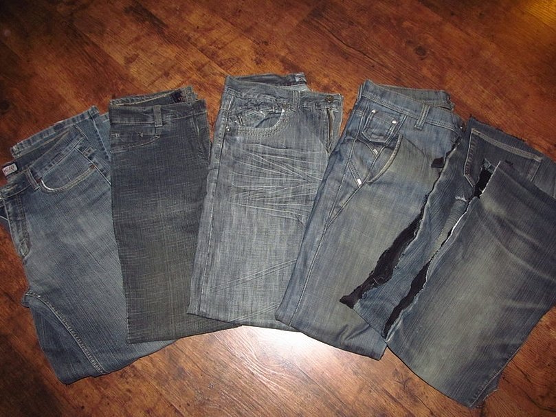 Gamle jeans