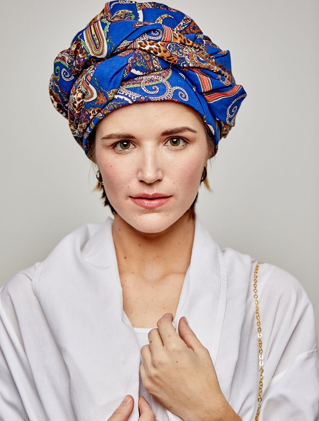 Tradisjonell voluminøs turban