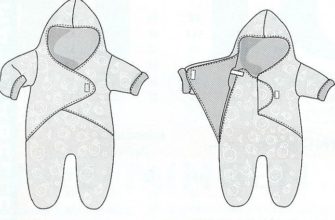Jumpsuit for nyfødte, mønster 0-3 måneder