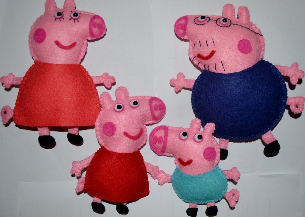Peppa Gris-familien