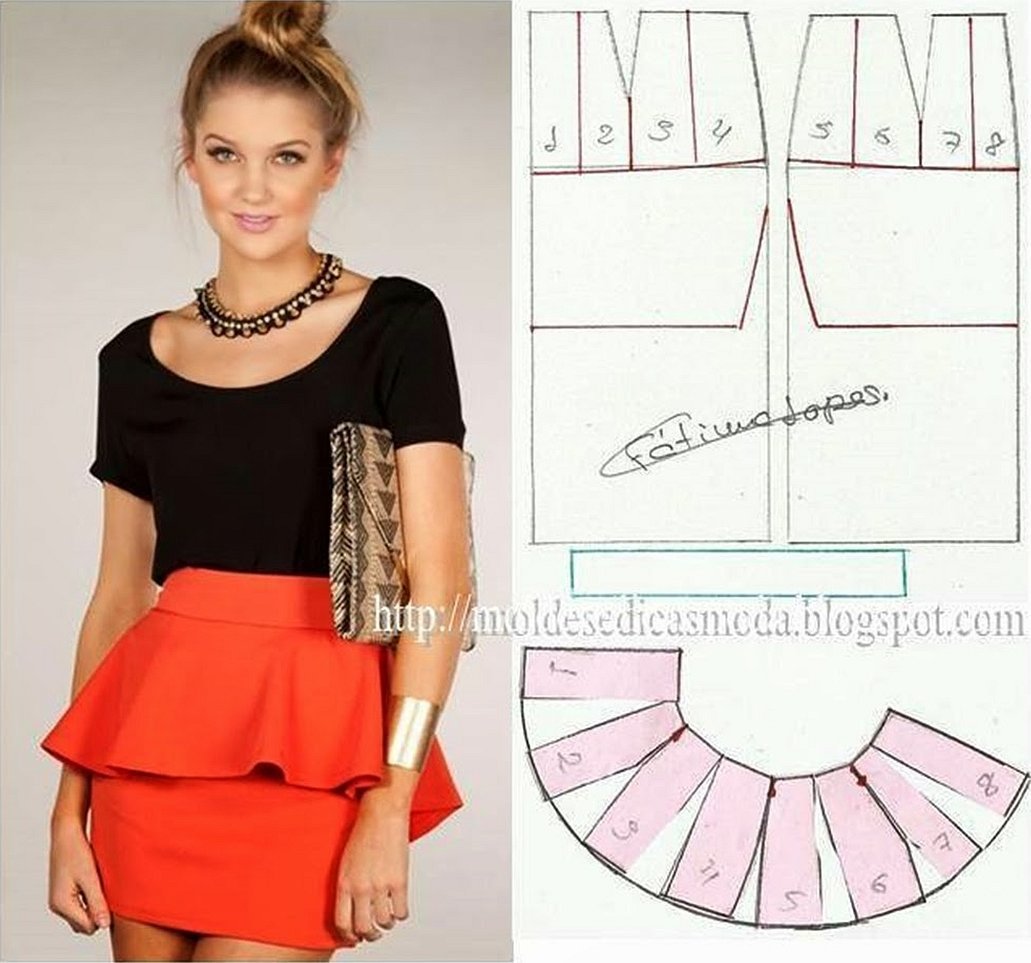 Hvordan ser en peplum ut?