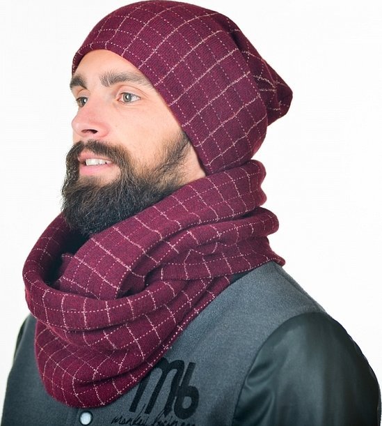 Snood tricotat pentru bărbați