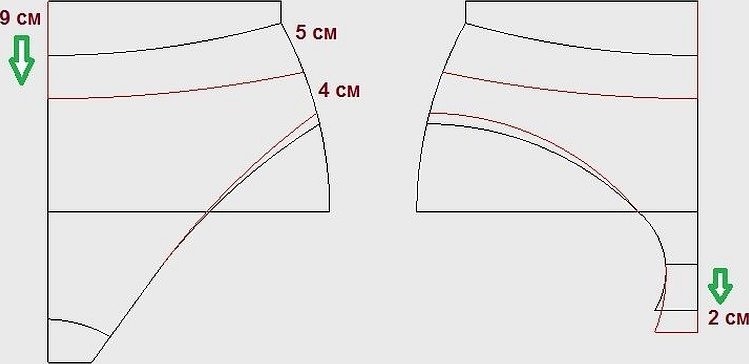 Mønster for thongs