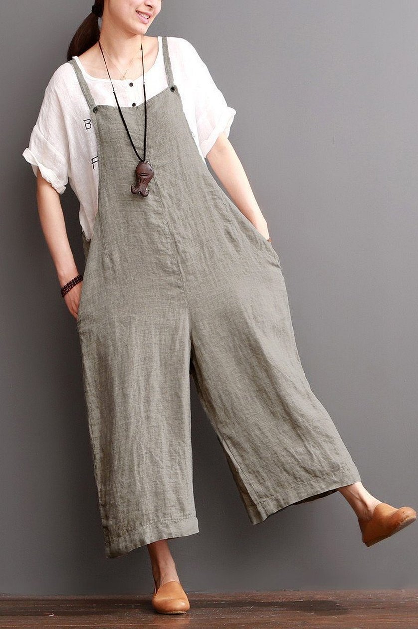Romslig jumpsuit til jenter