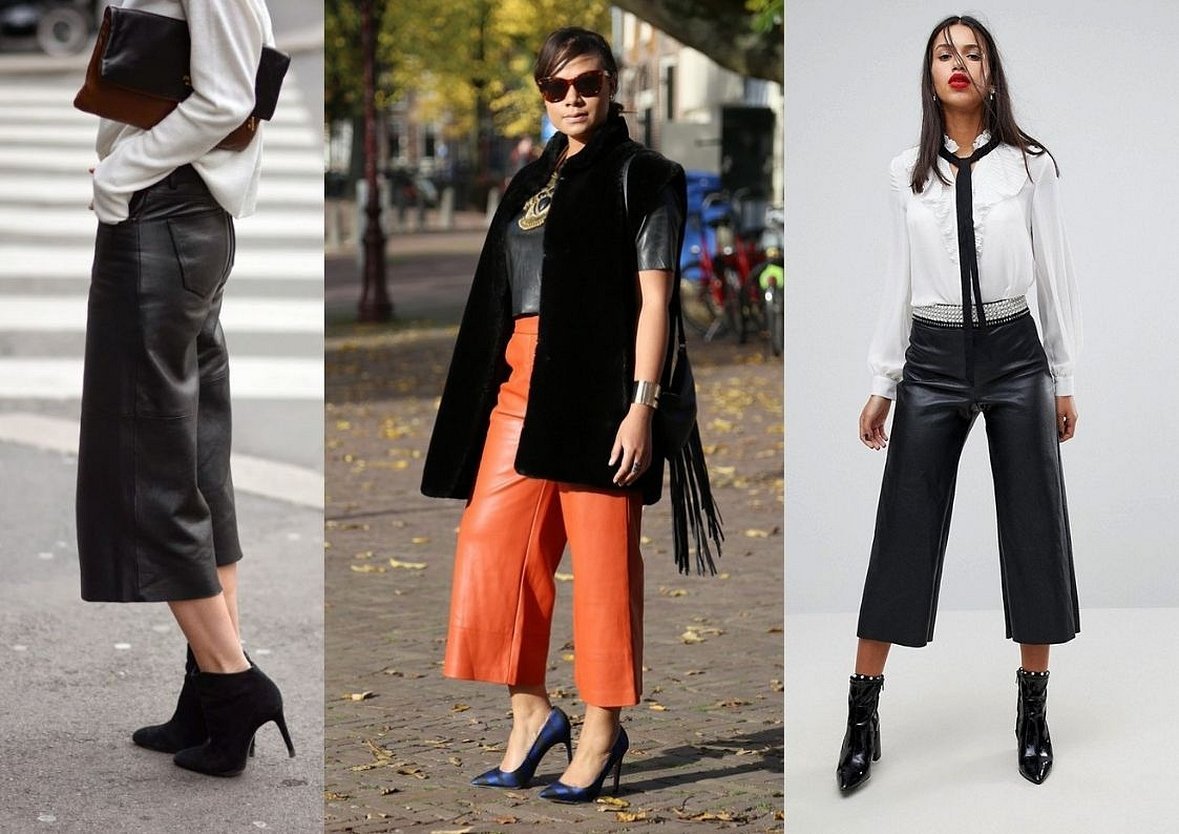 Culottes i skinn – en spesiell urban eleganse