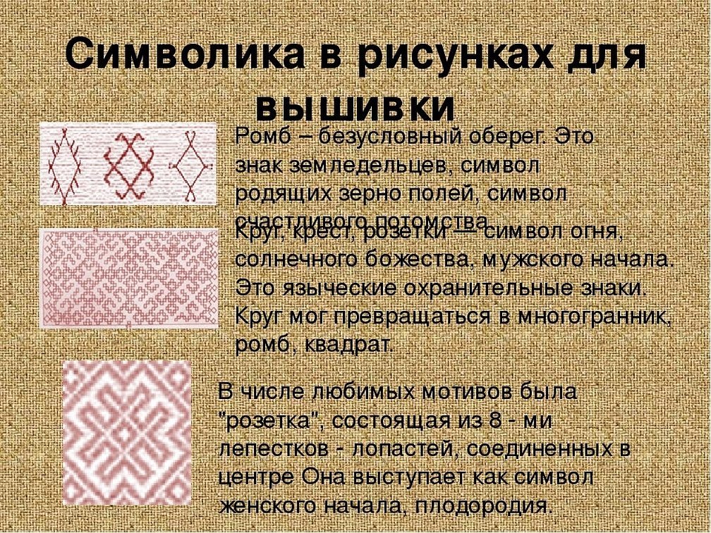Symbolikken til russisk broderi