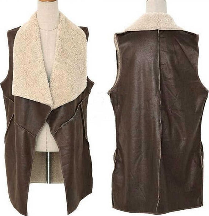 Shearling-vest