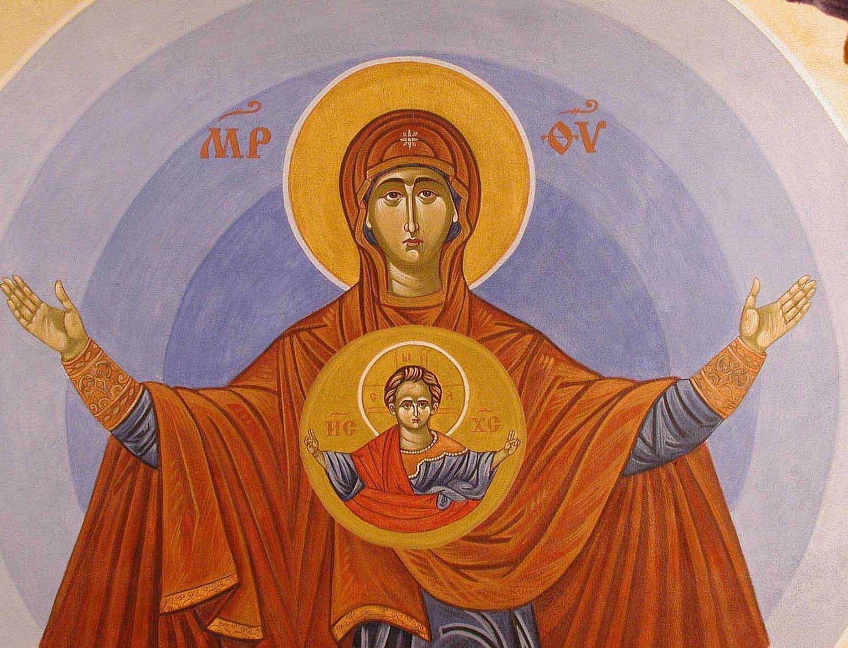 Mary Oranta velsigner alle mennesker