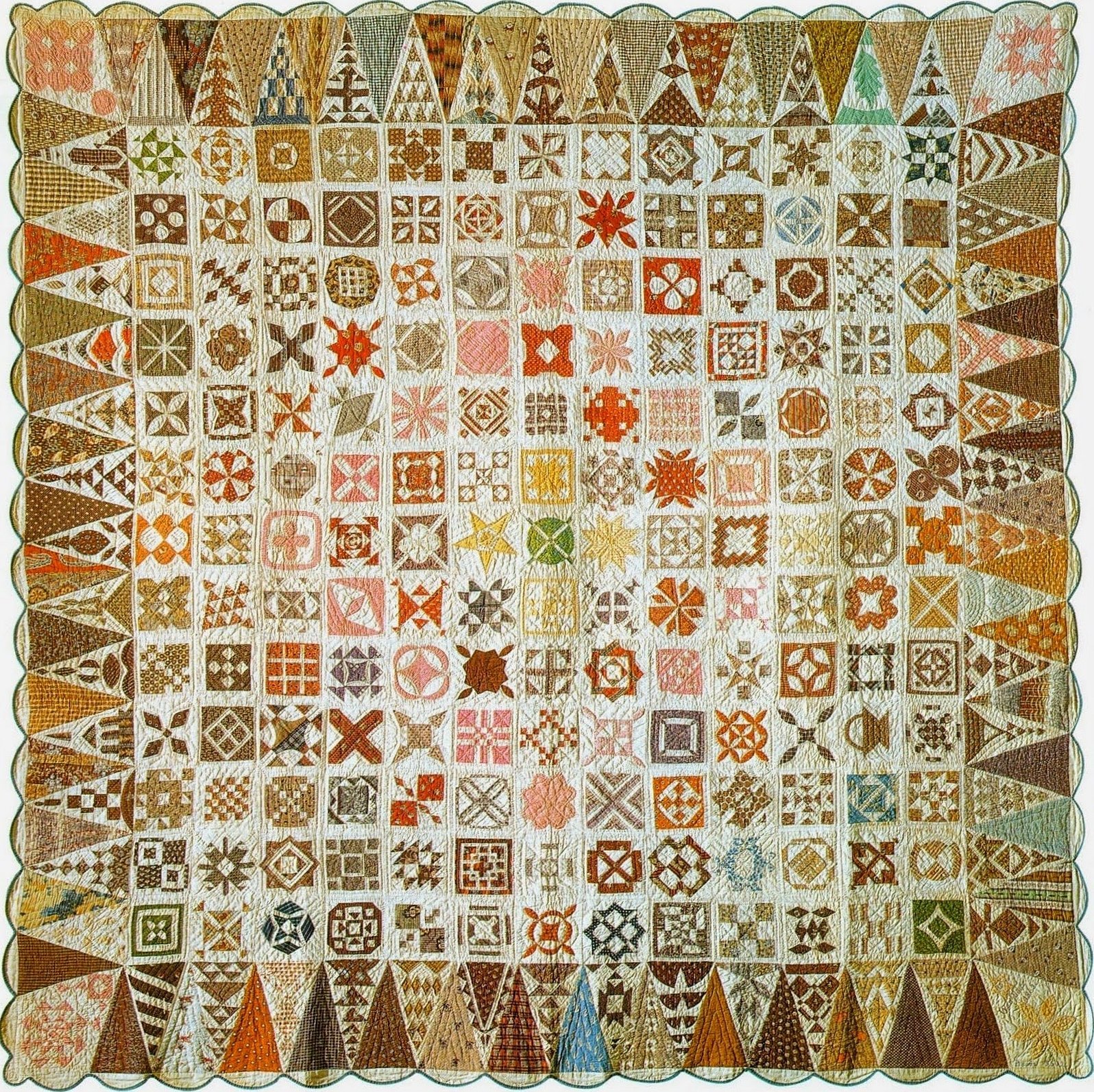 Teppe i quiltstil