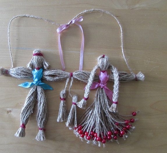 Jute-dekorasjon