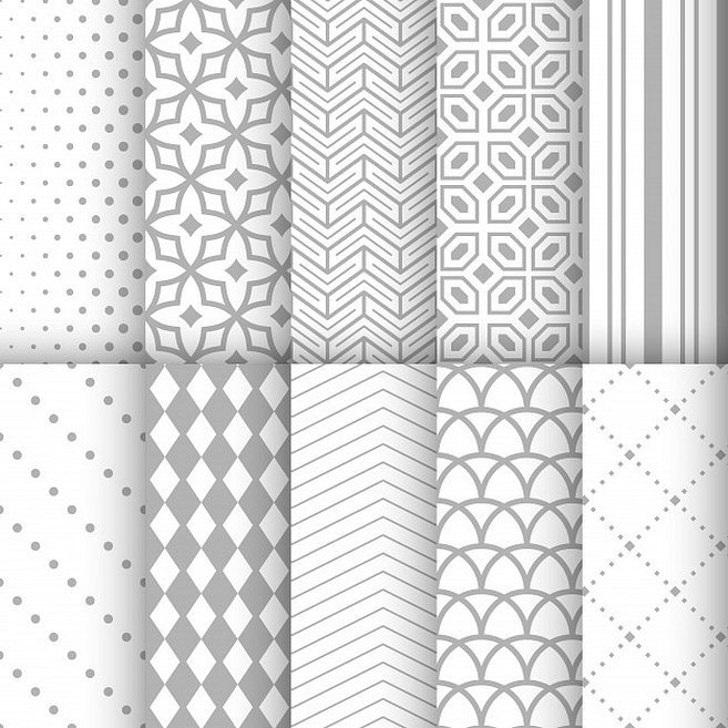 Moderne geometriske mønstre