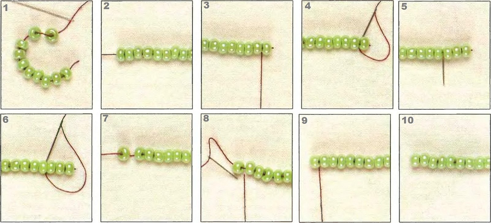 Steg-for-steg broderiteknikk
