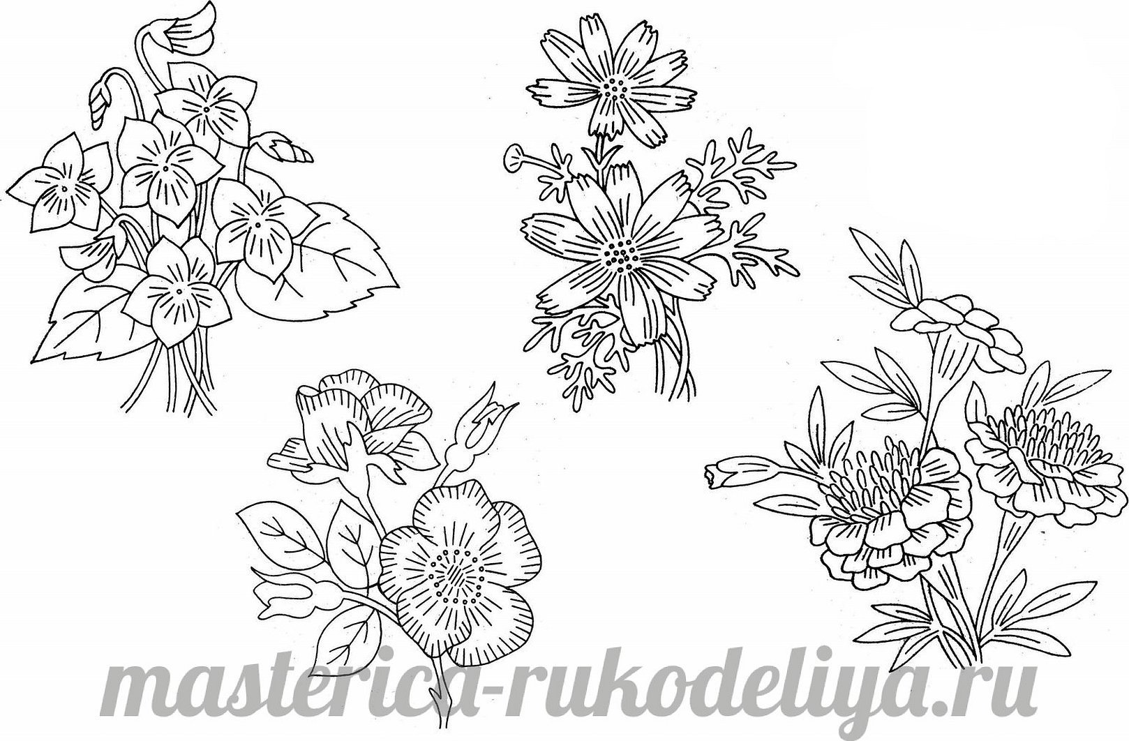 Små blomster med bånd