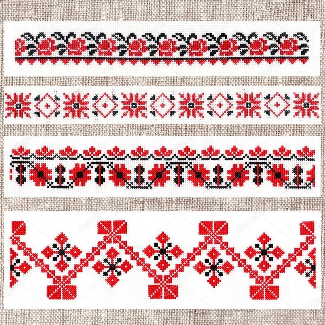 Fețe de masă bieloruse cu broderie